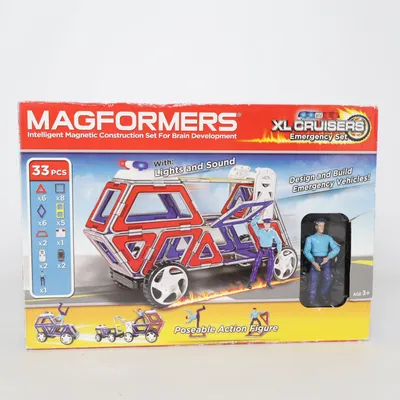 Byggesæt (XL Cruisers Emergency Set) fra Magformers