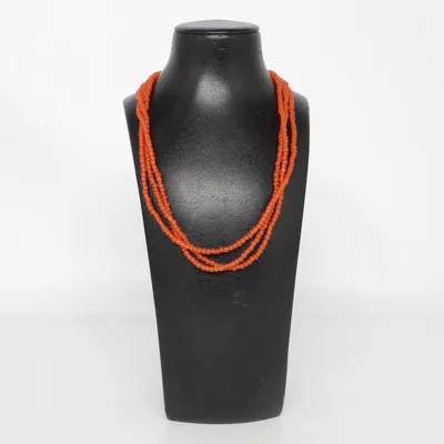 Halsband (Orange) från Baglady Okänd metall