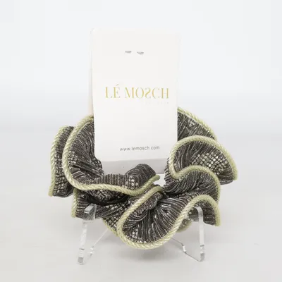 Haargummi (Schwarz, Gold) von Lé Mosch