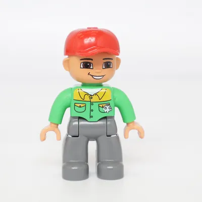 Leksaksfigur (Röd, Grön, Grå) från LEGO Duplo
