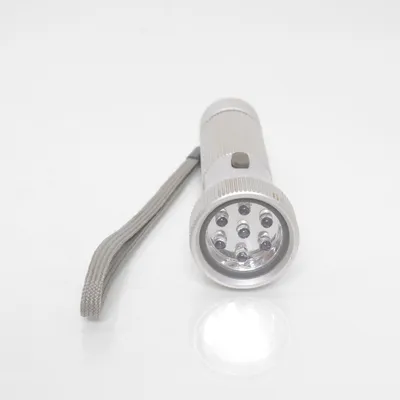 Ficklampa (Silverfärgad)