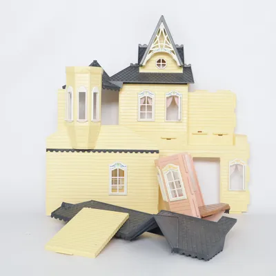 Dukkehus (Gul, Sort) fra Playmobil