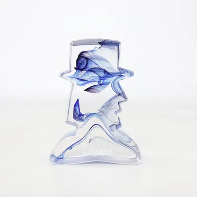 Figur (Blau) von Kosta Boda
