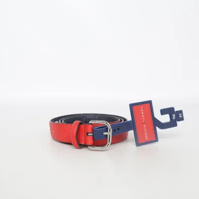 Belt (Red, Black) from Tommy Hilfiger Faux leather