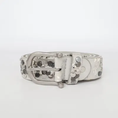 Ceinture (Gris, Noir, Argent) de Biba Cuir