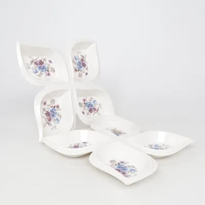 Plat creux (Blanc, Multicolore) de Melamine Ware
