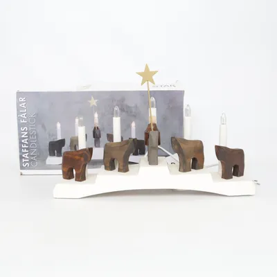 Elektrische adventskandelaar (Staffans Fålar) van Star Trading