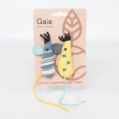 Kattleksak (Blå, Gul, Vit) från Gaia