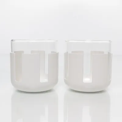 Ljuslykta (Vit, Transparent) från Stelton