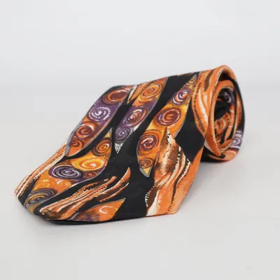 Stropdas (Zwart, Meerkleurig) van Röda Sigillet Polyester