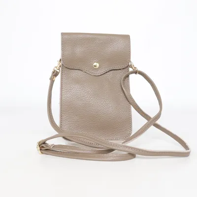 Mobiltaske (Beige) fra Teatro Læder