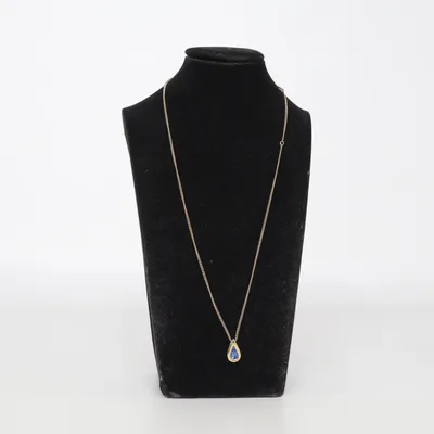 Collier (Or, Bleu) de Avon Métal inconnu