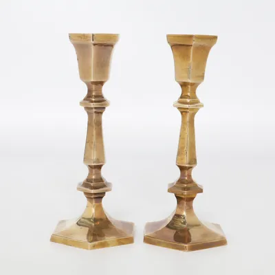 Ljusstake (Guldfärgad) Mässing