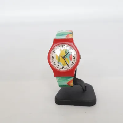 Montre (Rouge, Multicolore)