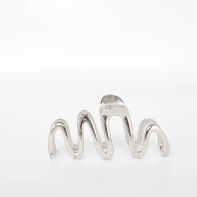 Hårklämma (Silverfärgad)