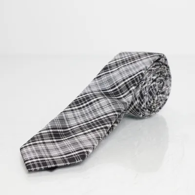 Tie (Gray, Black) from H&M Silk