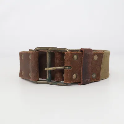 Belt (Brown, Green) from Nice Leather