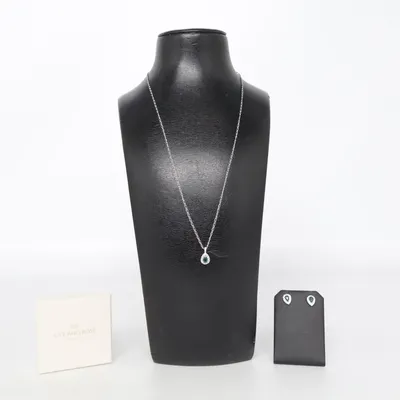 Smyckesset (Silverfärgad, Grön) från Lily and Rose Okänd metall