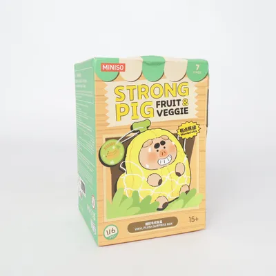 Action figure (Strong Pig Fruit & Veggie) from Miniso