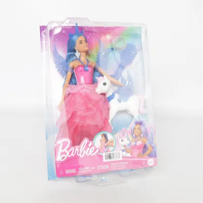 Docka (Rosa, Blå, Vit) från Barbie