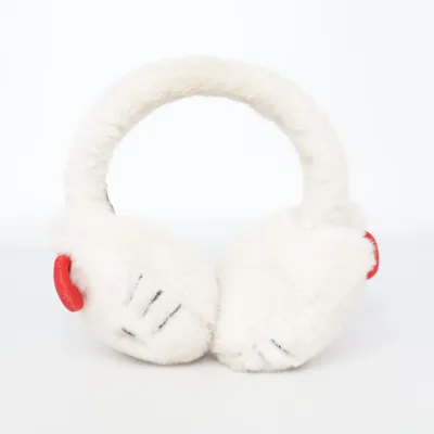 Øremuffer (Hvid, Rød) fra Sanrio