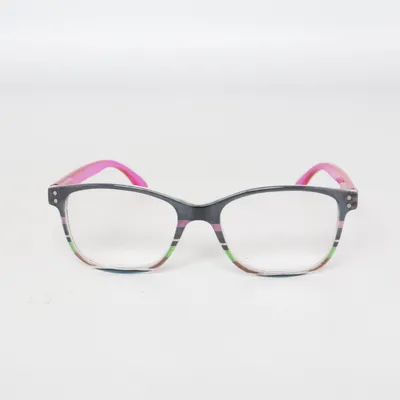 Lunettes (Noir, Rose) de Blanc