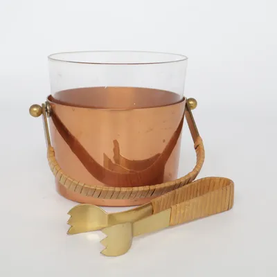 Ice bucket (Brown, Gold) from Ystad Metall