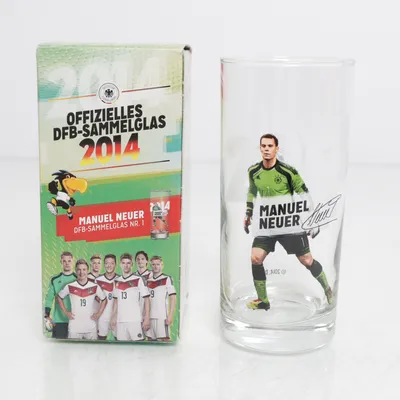 Drinking glass (Transparent, Multicolored) from Deutscher Fussball-Bund