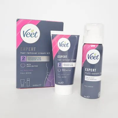 Hair removal cream (Expert Hair Removal Cream Kit) from Veet