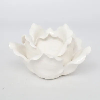 Bougeoir  (Blanc) de Home Art