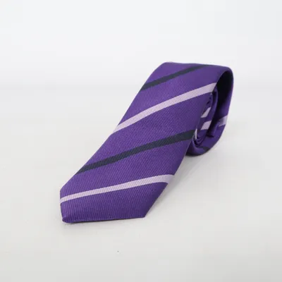 Cravate (Violet, Noir) de Dako Soie