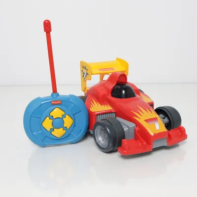 Radiostyrd bil (Röd, Gul, Svart) från Fisher Price