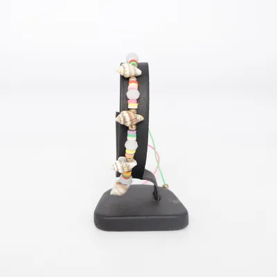 Bracelet (Multicolored) Shells, Unknown metal