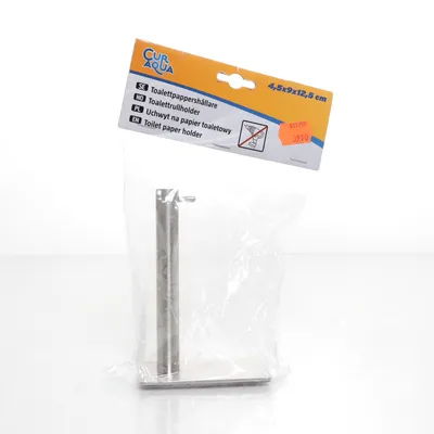 Toilet paper holder (Silver) from Curaqua