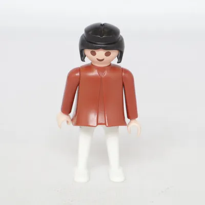 Speelgoedfiguur (Bruin, Wit, Zwart) van Geobra