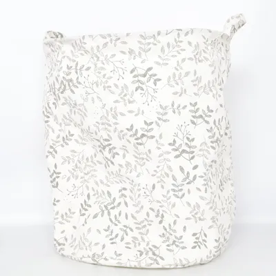 Förvaringskorg (Vit, Grå) från Hemtex