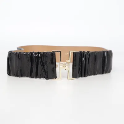 Waist belt (Black) from Elisabetta Franchi Faux leather