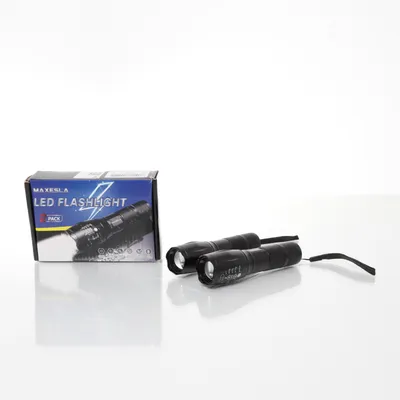 Zaklamp (Zwart) van Maxesla