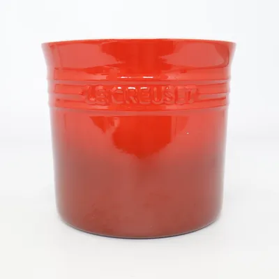 Blomsterkrukke (Rød, Beige) fra Le Creuset