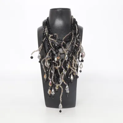 Halsband (Svart, Grå) Okänd metall