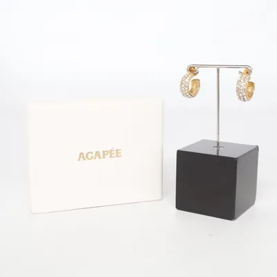 Örhängen (Guldfärgad) från Agape Okänd metall