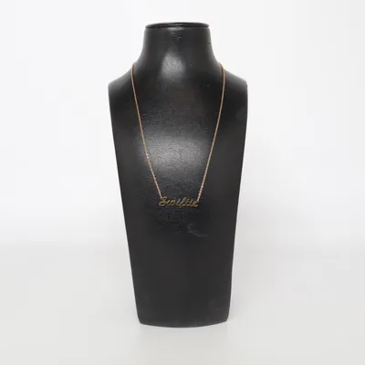 Halsband (Guldfärgad) från MittNamnhalsband Rostfritt stål