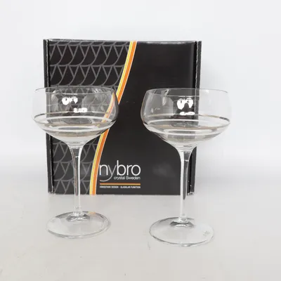 Coupe Glas (Transparent) von Nybro Crystal Sweden