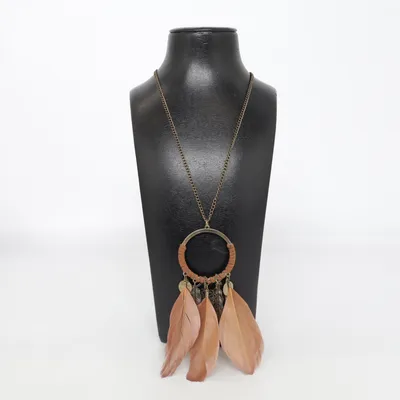 Halsband (Brun) från Capri Okänd metall