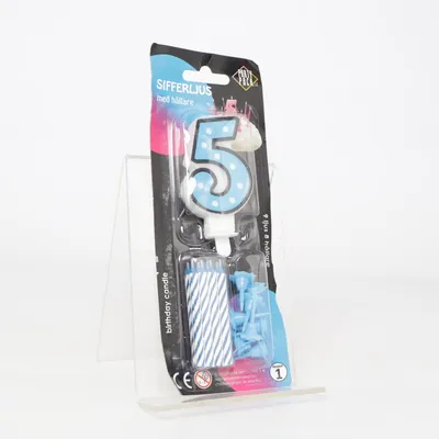 Kaars (Number 5) van Partypack
