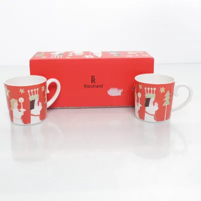 Mugg (Röd, Vit) från Rörstrand