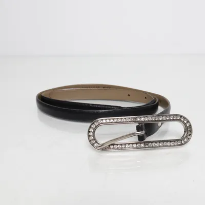 Riem (Zwart) van Made in italy Leer