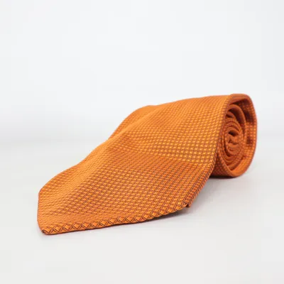 Tie (Orange) from Zadi Silk