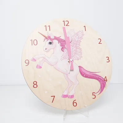 Väggklocka (Beige, Rosa)