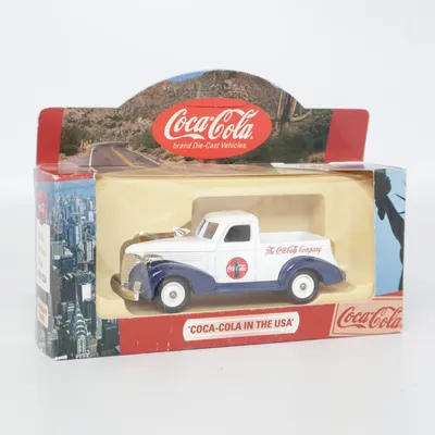 Leksaksbil (Blå, Vit) från Coca Cola